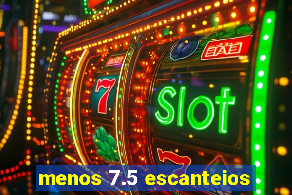 menos 7.5 escanteios